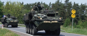 Wzmożony ruch kolumn pojazdów wojskowych